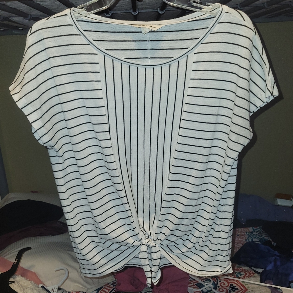 Medium Club Monaco striped blouse